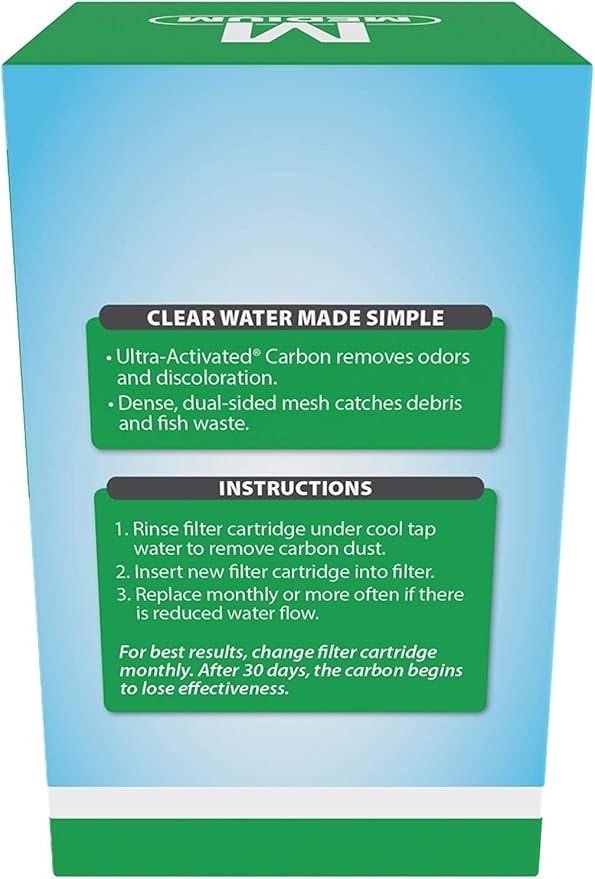 Tetra Whisper Bio-Bag Medium Filter Cartridges for Aquariums, 6 Count, Ready to Use, Fits Whisper Fish Tank Filters 5-10 Gal, PF-10, IQ 10