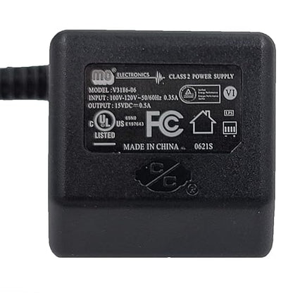Soft Water Supply Clack Part V3186-06 - Power Cord with 15V DC Transformer