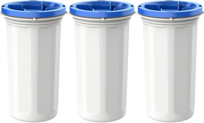 Replacement for ZEROF01 New Culligan Pitcher and dispenser, 3 Pack | Five-Stage Filter System, Effectively Reducing Lead, PFAS, Mercury, Chromium & Contaminants by Sensiblopt