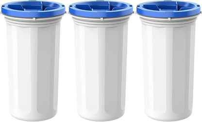 Replacement for ZEROF01 New Culligan Pitcher and dispenser, 3 Pack | Five-Stage Filter System, Effectively Reducing Lead, PFAS, Mercury, Chromium & Contaminants by Sensiblopt