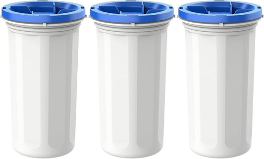 Replacement for ZEROF01 New Culligan Pitcher and dispenser, 3 Pack | Five-Stage Filter System, Effectively Reducing Lead, PFAS, Mercury, Chromium & Contaminants by Sensiblopt