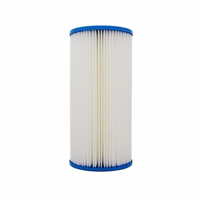 Hydronix SPC-45-1001 Universal Whole House Sediment Pleated Water Filter, Washable and Reusable, 4.5" x 10" - 1 Micron