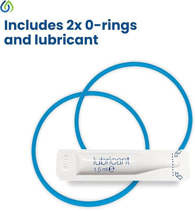 Kind Water Systems Kind Water 5-Micron Sediment & Carbon Replacement Filters – Fits Kind & Evo E-1000/E-3000 Whole House Water Systems – Includes O-Ring Kit & Lubrication – 6-12-Month Filter Refill