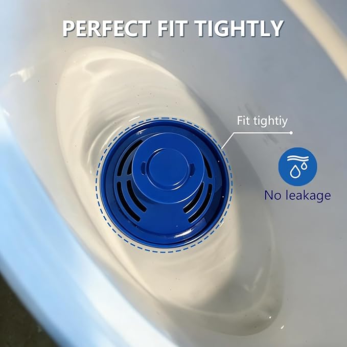 Alkaline Water Filter Replacement for Brita® Filter, Pitchers and Dispensers, Classic 35557, OB03, Mavea® 107007, Replacement for Brita® Pitchers Grand, Lake, Capri, Wave and More (3 Pack)