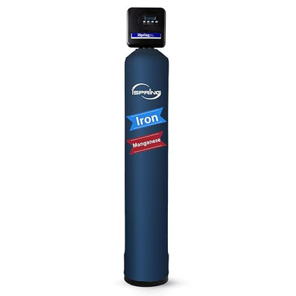 iSpring WCFM400K Whole House Iron and Manganese Water Filter System, Digital Control with Automatic Regeneration & Air Injection, Set & Forget Design