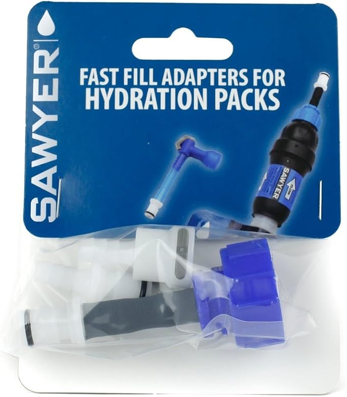 Sawyer Products SP115 Fast Fill Adapters for Hydration Packs Blue/White,One Size