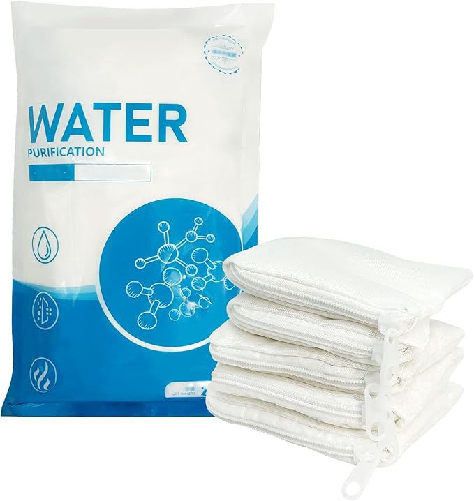 250 g/0.55 lb Aquarium Filter Media Organic Filtration Resin with 5 Mesh Bag Purify Water Quality Release Driftwood Tannins for Freshwater and Saltwater Small Fish Tank