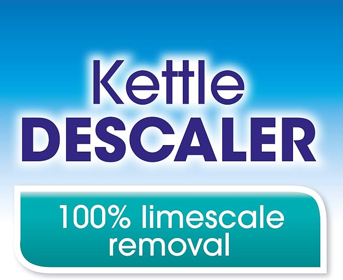 Duzzit Kettle Descaler Limescale Remover Easy To Use Drop In Sachet, Blue, (Pack Of 2)
