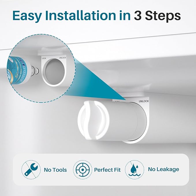 ICEPURE Alkaline 5231JA2006A Refrigerator Water Filter Replacement for LG LT600P, kenmore 9990, KENMORECLEAR 46-9990, FML-2, 5231JA2006B, WF300, R-9990, WFC2001, LSC27931ST, Enhances PH, 1Pack