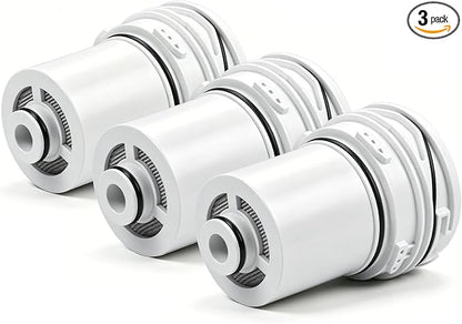 3Pcs Shower Filter Cartridges Compatible with Delta Clarifi 7RC100 & 5RC100 | Reduces Chlorine, Healthier Skin & Hair