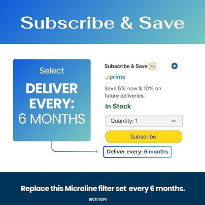 Microline TFC-400 RO Replacement Filter Kit – Annual Supply Bundle Includes Filters S7011, S7028, K2333-KK, Reverse Osmosis Membrane Not Included, Use with TFC-400 Under-sink Drinking Water System