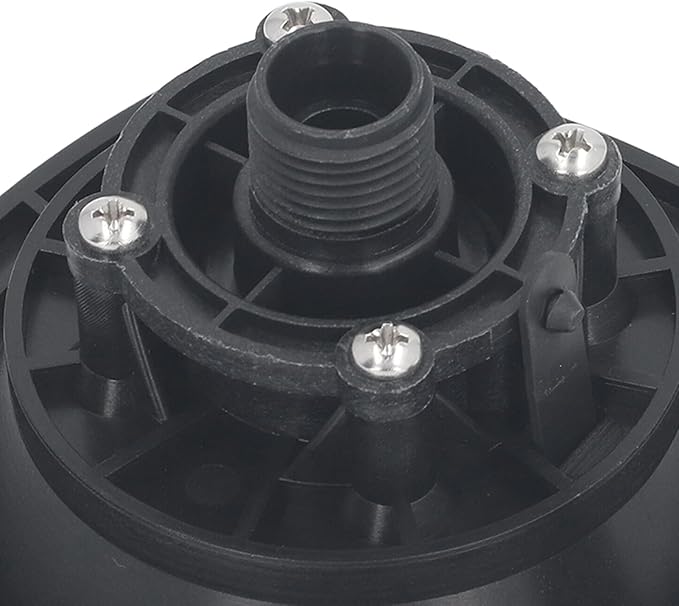 RV City Water Inlet, Wall Mounted RV City Water Inlet Filler Connection Pressure Regulator, City Water Hookup for Marine Motorhome Trailer Boat (Black)