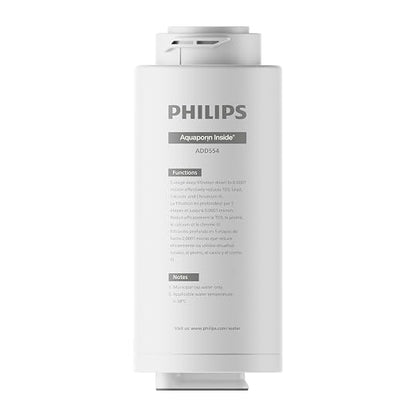 PHILIPS ADD554 Replacement RO Water Filter for ADD5930 Dispenser | Perfect fit for Philips ADD5930. NSF-certified 5-in-1 RO filter with Aquaporin Tech. Lasts up to 12 months