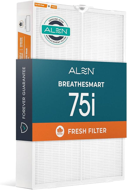 Alen Air Filter B7-Fresh Replacement HEPA Filter for BreatheSmart 75i Air Purifier - Captures Allergens & Mold + Odors & Smoke (1 Filter)