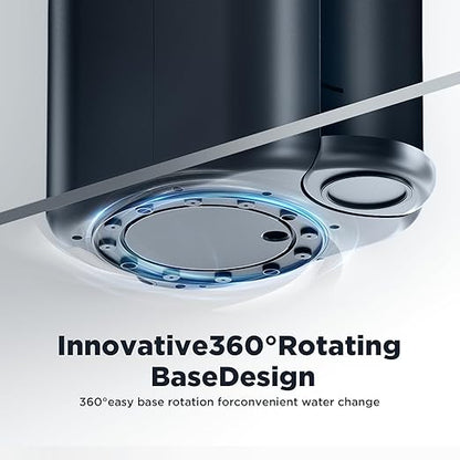 Leysern Reverse Osmosis Water Filter Countertop, No Installation Required, 5-Stage RO Filtration with UV and Remineralization, Water Purifier with TDS Monitor, 360° Swivel Base, NSF/ANSI 372 Certified