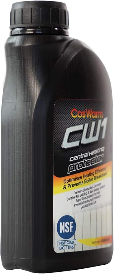 CW1 Central Heating Inhibitor & Protector | Treats Up to 18 Radiators | Boiler Water Chemicals | Prevents Rust, Corrosion & Scale in Boilers, Hot Water Systems & Hydronic Heating Systems