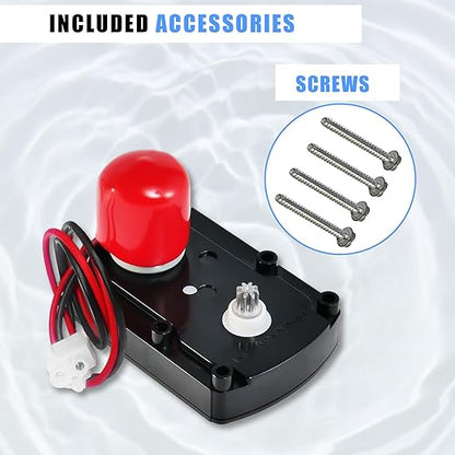 7281291 7286039 Water Softener Valve Motor with Screws Replaces Old Part Numbers:7384691,7234731,7228900, WS26X10021,WS26X21821,Fit for Softener Systems