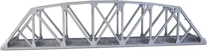 Walthers Cornerstone Arched Pratt Truss Railroad Bridge-Single-Track 933-4521 HO Scale Model Railroad - Structure Kit