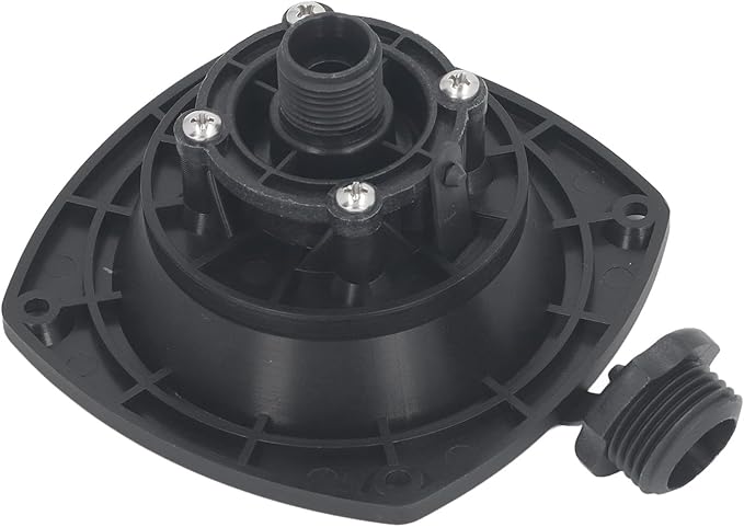 RV City Water Inlet, Wall Mounted RV City Water Inlet Filler Connection Pressure Regulator, City Water Hookup for Marine Motorhome Trailer Boat (Black)