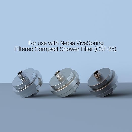 Brondell VivaSpring Universal Compact Shower Filter Replacement Water Filter Cartridge FF-30