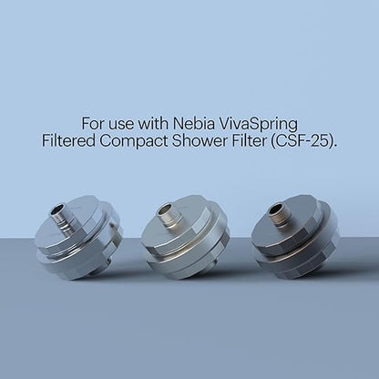 Brondell VivaSpring Universal Compact Shower Filter Replacement Water Filter Cartridge FF-30