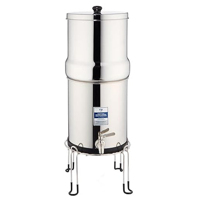 Survivor Filter Ultra Gravity Water Filter Stand - Durable and Stable Stainless Steel Stand for Gravity Fed Water Filtration System - Compatible with Big Berkey