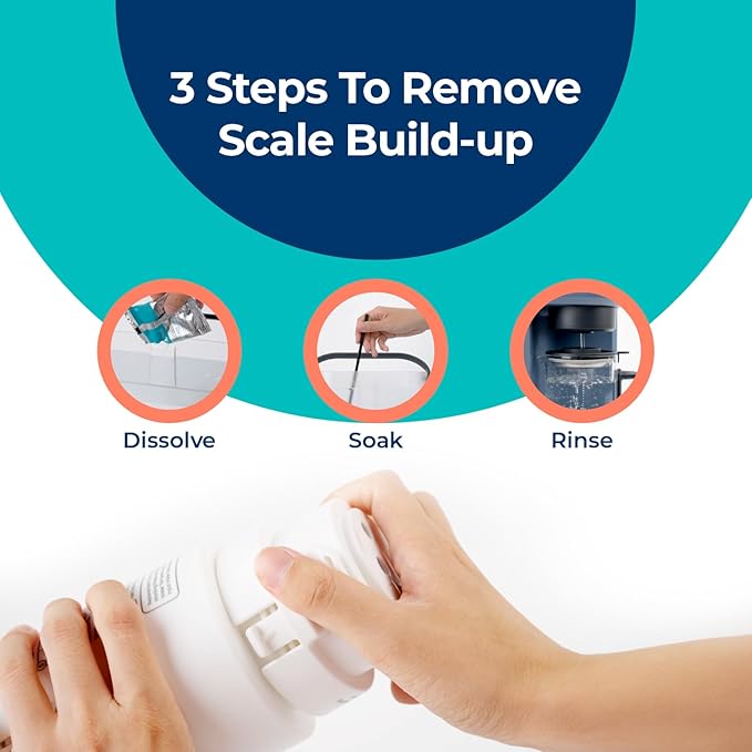 Bluevua Descaling Kit for RO100ROPOT-Lite & RO100ROPOT-Lite(UV) & RO100ROPOT-Travel Systems - Essential Maintenance for Optimal Water Quality
