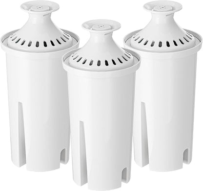 Waterdrop Replacement for Brita® Filters, Pitchers, Dispensers, NSF Certified Pitcher Water Filter, Brita® Classic OB03, Mavea® 107007, 35557, and More, 6 Month Supply, Pack of 3