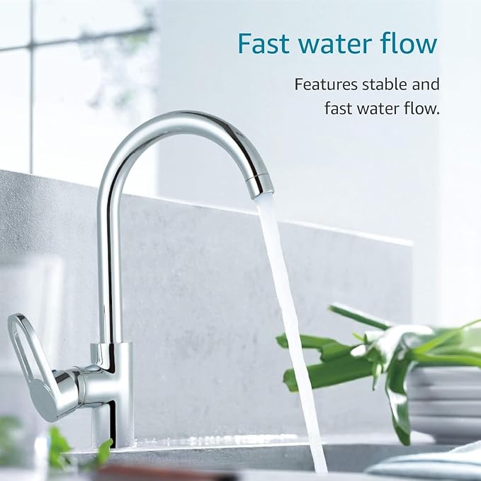 AQUA CREST FQK1K Under Sink Water Filter Replacement for GE FQK1K, FQK2J | Compatible with GE GXK185K, GX1S50R, GXRLQ filtration systems, NSF/ANSI 42 & 372, Reduces Chlorine, Taste&Odor, 1350 Gallons