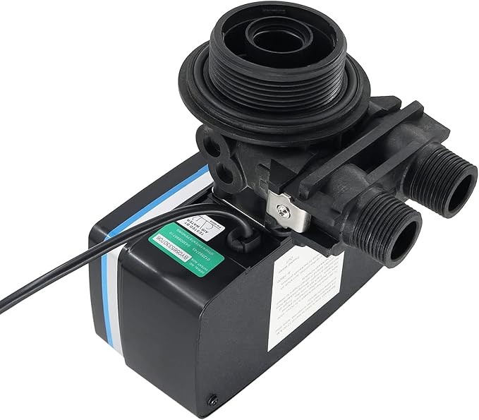 110V Time Clock Control Valve for Water Softener 9''-11'' Diameter Tank 3W Clock Control Valve Replacement with English Manual