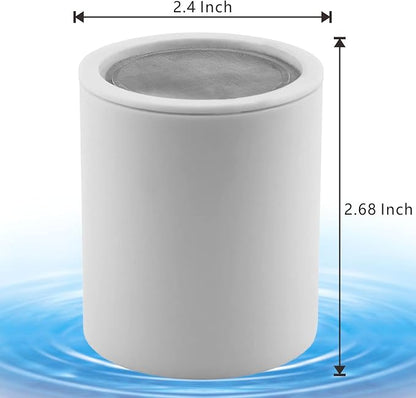 2 Pack 18 Stage Shower Filtered Cartridges, Replacement Multi-Stage Shower Head Filter Cartridge - Longest Lasting High Output Universal Shower Filter Blocks Chlorine & Toxins