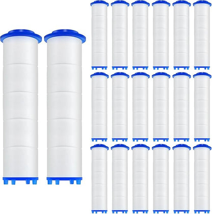 20 Pack Shower Filter Shower Head Filter PP Cotton Filter Handheld, Filter Replacement Filter Tool Suitable for Various Specifications of Shower Heads (2.95 inches)