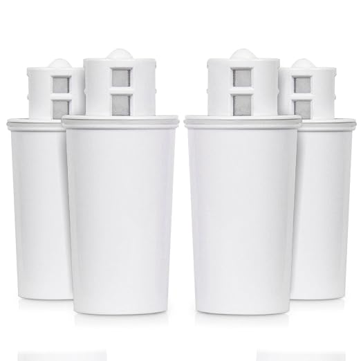 Crystal Quest Standard/SMART Water Filter Pitcher Cartridge – Advanced Filtration for Clean, Healthy Water, Removes Contaminants, Long-Lasting, Easy Installation, 2,000 Gallons [Pack of 4]