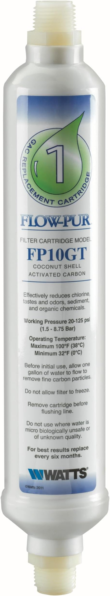 Watts (FP10GT in-Line Carbon Filter Cartridge (1201.11)