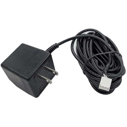 Soft Water Supply Clack Part V3186-06 - Power Cord with 15V DC Transformer