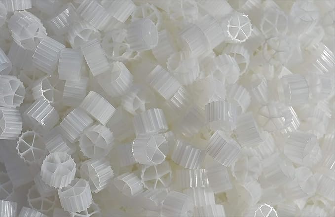 K2 Bio Filter Media Moving Bed Biofilm Reactor (MBBR) for Aquaponics, Aquaculture, Hydroponics - Ponds - Aquariums by Whole Koi Farm, (6 Gallons)