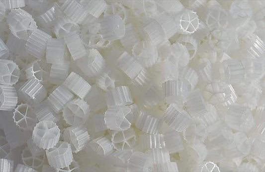 K2 Bio Filter Media Moving Bed Biofilm Reactor (MBBR) for Aquaponics, Aquaculture, Hydroponics - Ponds - Aquariums by Whole Koi Farm, (6 Gallons)