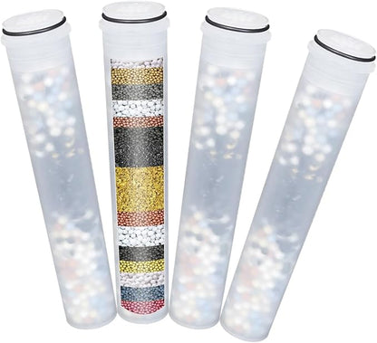 Filter Compatible with MakeFit Shower Handheld-SSJ731/SW9730 | Slirceods-4Pack Shower Filter Compatible with HOPOPRO SS5775 Shower for Hard Water-Filtered Chlorine-Dry Itchy Skin