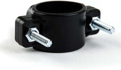 iSpring ADS1K Drain Saddle Valve Clamp with 1/4" Quick Connect Fitting for Under Sink Reverse Osmosis RO System Waste Water Line, Black