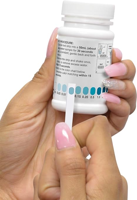 Industrial Test Systems SenSafe 481138 Permanganate Test Strip, 1 Minute Test Time, 0-3 ppm Range (Bottle of 50)