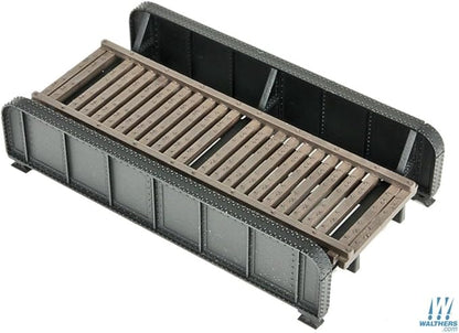 Walthers Cornerstone HO Scale 30' Single-Track Railroad Through Girder Bridge - Kit Train Collectable Train