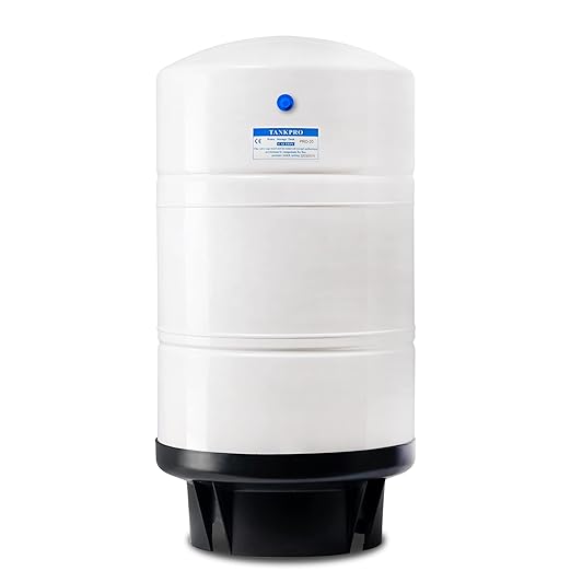 iSpring RCB3P Reverse Osmosis RO Water Filtration System, 300 GPD, Tankless & T20M 20 Gallon Pre-Pressurized Tank for Reverse Osmosis Systems with 14 gallons of Water Storage Capacity