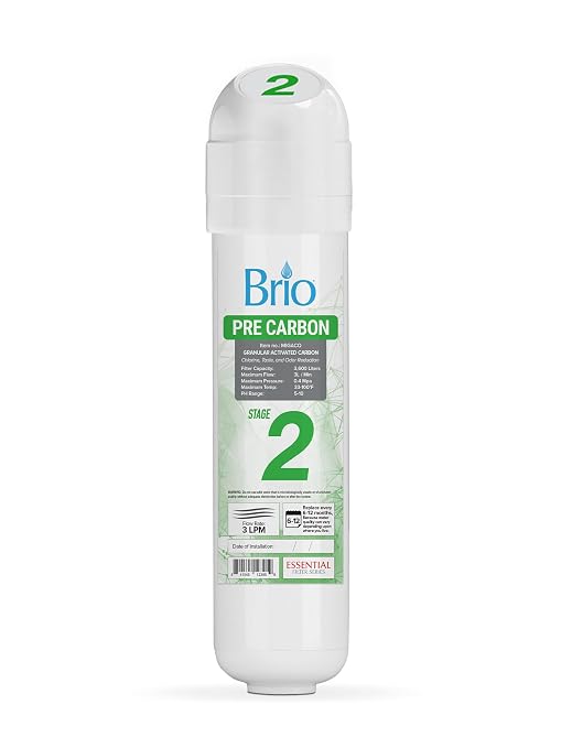Brio Water Cooler Filter Replacement - Stage-2: Pre Carbon Granular Activated Carbon - for Brio model CLPOUROSC420RO