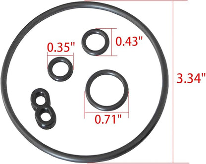 7238468 Water Softener High Flow Standard Valve Rotor and Seal Kit Replacement for Solved Leak Only Applicable to Valves with 5 Fixed Cover Screws M20 M27 M34 MSD20F MSD27B MSD34C and MCWF