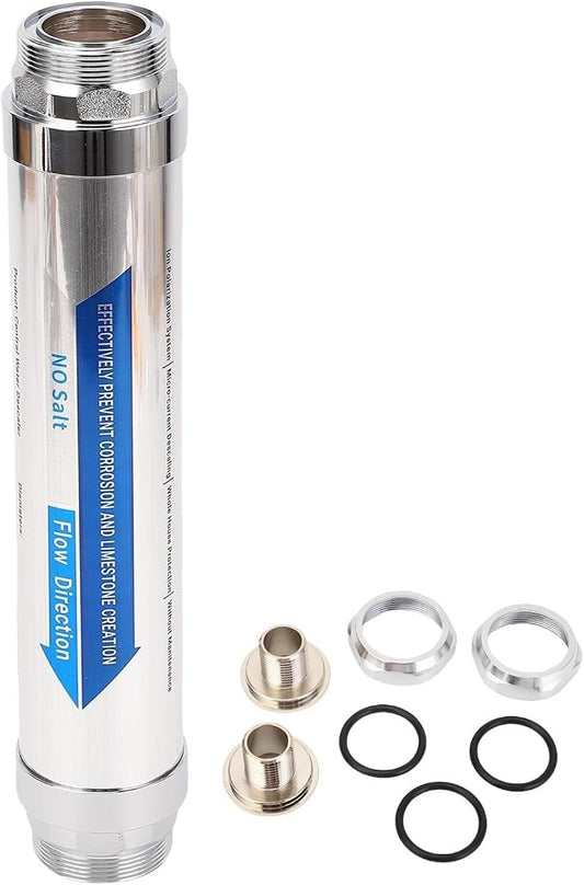 DN15/20 Stainless Steel Non-Salt Magnetic Water Softener for House Scale Prevention(3 4in DN20)