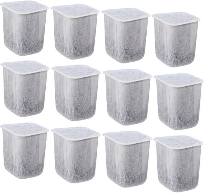 Green Piece® Filter Pods for Countertop Water Distiller – 12 Pack (24-Month Supply) Activated Coconut Shell Carbon – Removes Chlorine, VOCs & Odors – Long-Lasting Distiller Filter Replacement