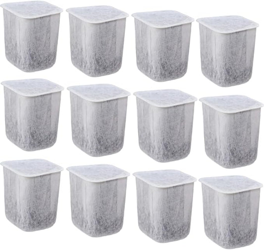 Green Piece® Filter Pods for Countertop Water Distiller – 12 Pack (24-Month Supply) Activated Coconut Shell Carbon – Removes Chlorine, VOCs & Odors – Long-Lasting Distiller Filter Replacement