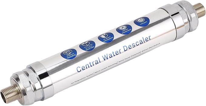 Diydeg Whole House No Salt Water Descaler, Scale Water Softener System Reduces Limescale, Water Heater Descaler Prevent Scale Buildup on Faucet, Boilers, Smart Toilet & Washer (3/4 inch (DN20))