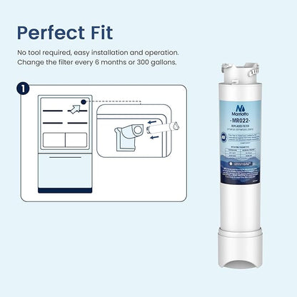 MARRIOTTO EPTWFU01 Water Filter Replacement, Compatible with, EWF02, Pure Source Ultra II, 4 count