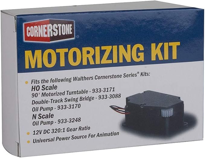 Walthers Cornerstone Motorizing Kit 933-1050 Any Scale Model Railroad - Scenery Kit